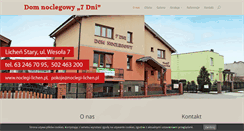 Desktop Screenshot of noclegi-lichen.pl